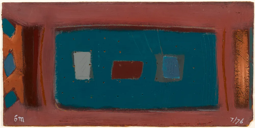 UNTITLED by Tony O'Malley, 1976, gouache on board, sold Feb 2017
