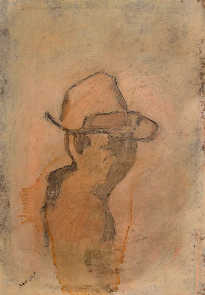 Basil Blackshaw, PORTRAIT STUDY, oil on board