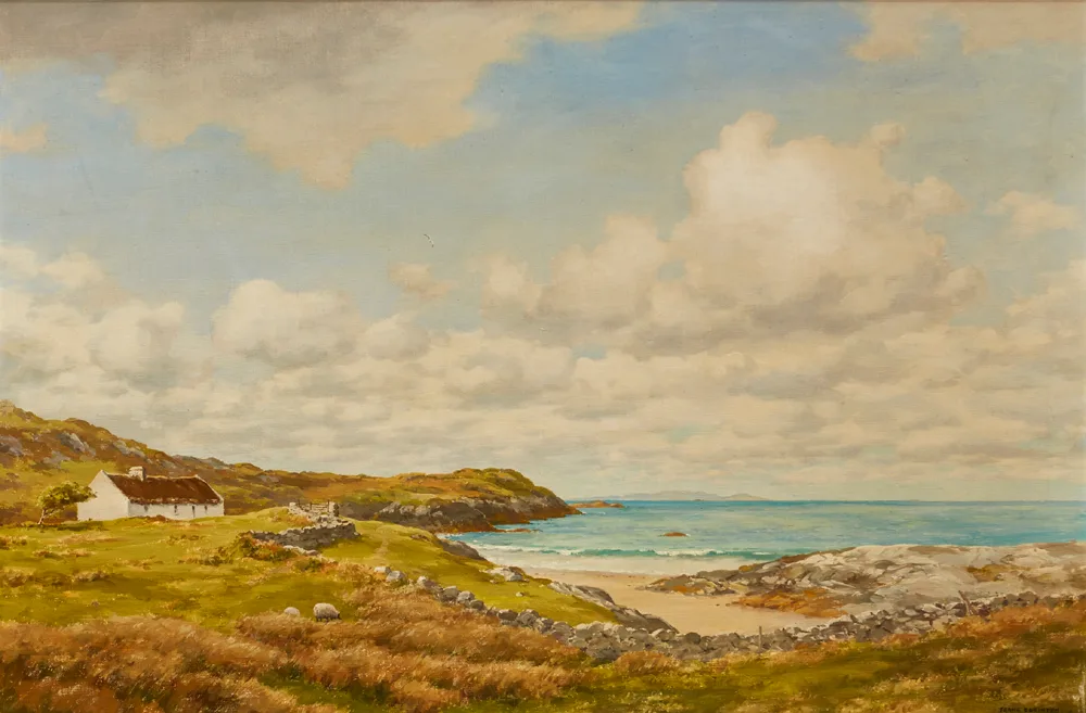 LETTERGESH, CONNEMARA by Frank Egginton, oil on canvas, sold Feb 2017