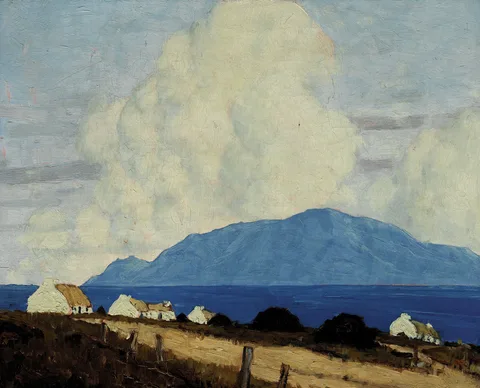 Paul Henry, WEST OF IRELAND LANDSCAPE, 1925-1935, oil on canvas