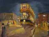 Harry Kernoff, THE TRAM, DUBLIN NOCTURNE