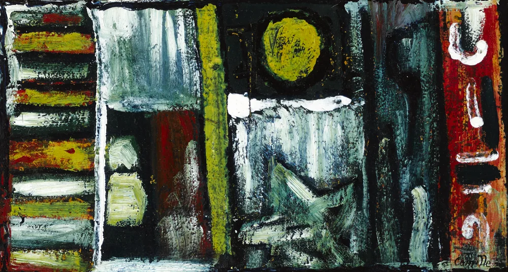 ABSTRACT NO. II by Camille Souter, 1961, oil on canvas, sold Nov 2016