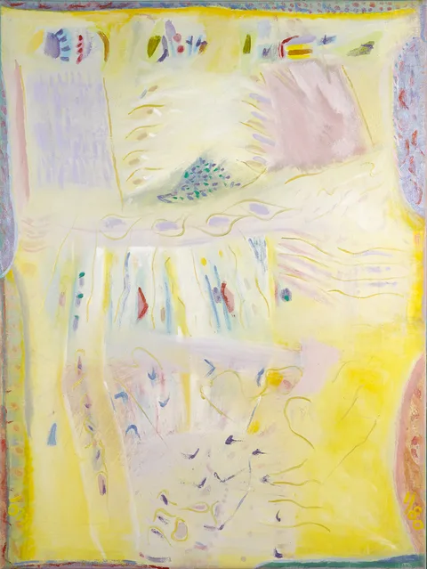 Tony O'Malley, MORNING FLIGHT, PARADISE ISLAND, BAHAMAS, 1980, acrylic on canvas