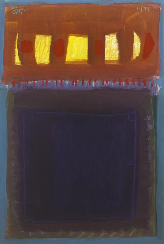 UNTITLED by Tony O'Malley, 1979, pastel and gouache on card, sold Nov 2016