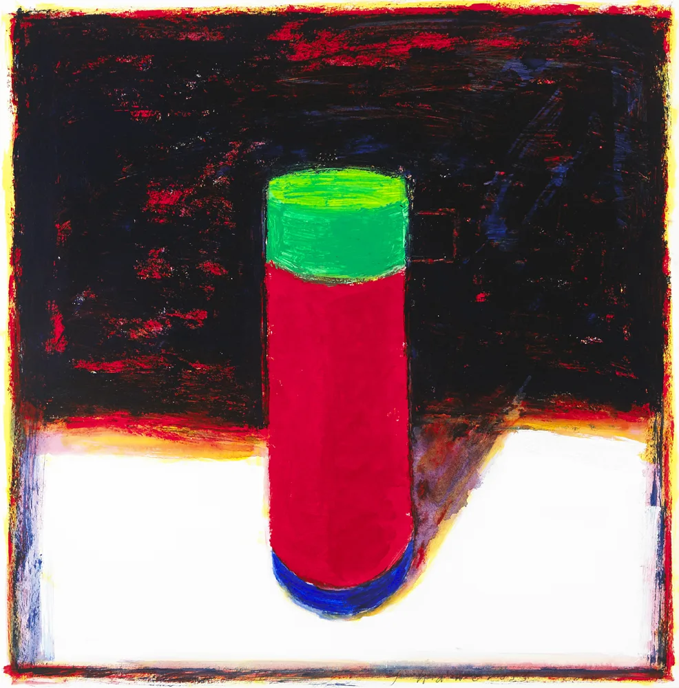 FLASK by Neil Shawcross, 2000, gouache, sold Nov 2016