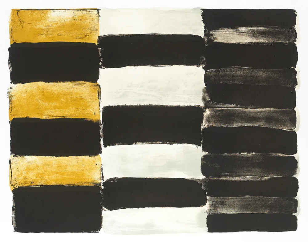 PARIS BLACK by Sean Scully, 2004, lithograph; (from an edition of 40), sold Nov 2016