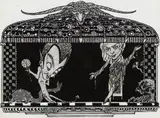 Harry Clarke, PREFACE ILLUSTRATION TO FAUST BY GOETHE, FROM THE GERMAN BY JOHN AUSTER