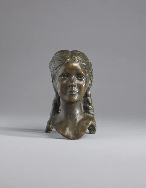 Gary Trimble, HEAD OF A GIRL, bronze