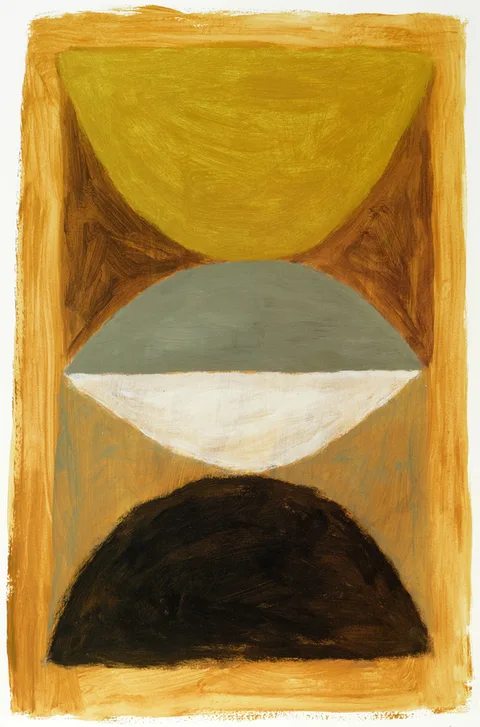 Breon O'Casey, UNTITLED, oil on paper