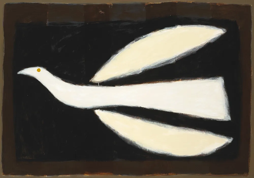WHITE BIRD by Breon O'Casey, 2006, oil on canvas, sold Nov 2016