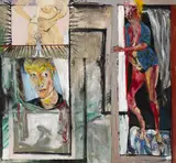 Brian Maguire, PORTRAIT OF A WOMAN