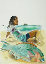 Pauline Bewick, RETIRE & PARROT FISH, SOUTH SEAS