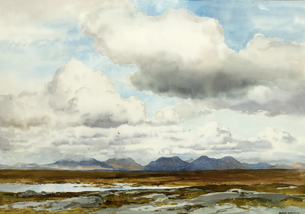 LANDSCAPE by Frank Egginton, watercolour, offered Nov 2016