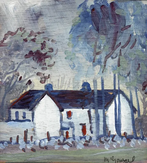 Maurice MacGonigal, DROPPING WELL, MILLTOWN, DUBLIN, oil on board