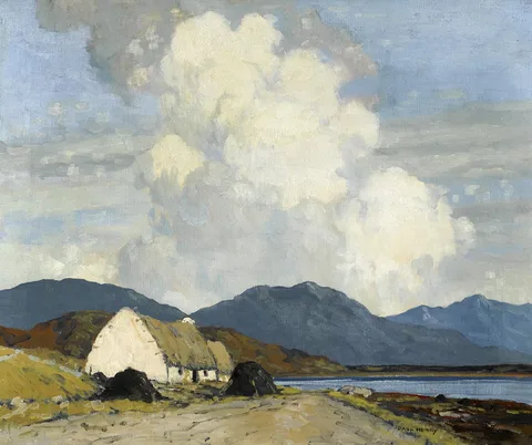 Paul Henry, CONNEMARA LANDSCAPE, 1930-1940, oil on canvas