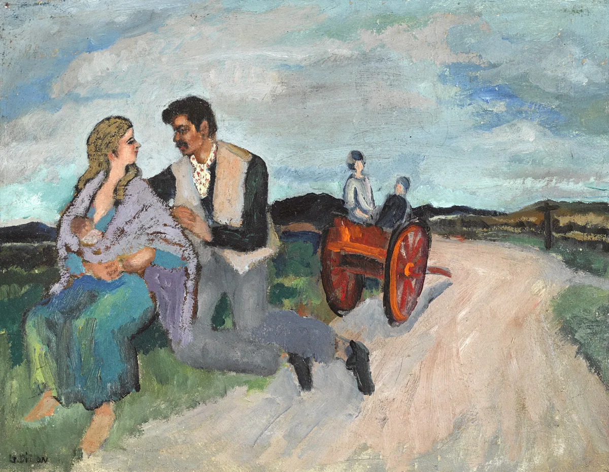 ROMANTIC TINKER by Gerard Dillon, oil on canvas, offered May 2016