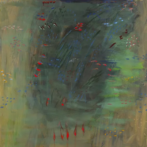 Tony O'Malley, POND REVERIE I, 1994, oil on board