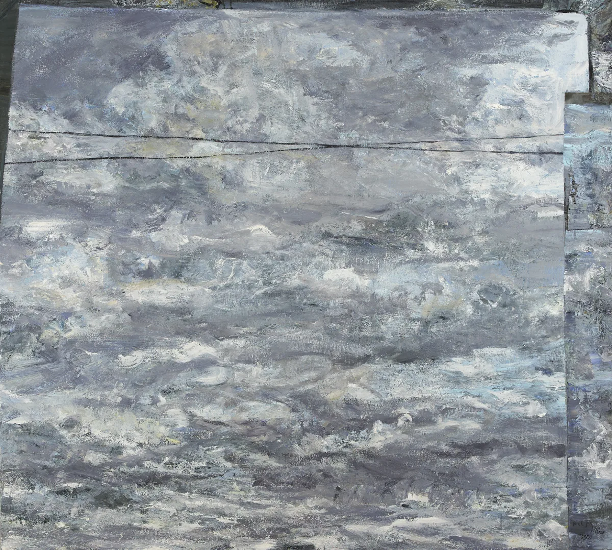 LANDSCAPE by Nick Miller, 2001, oil on canvas, offered May 2016
