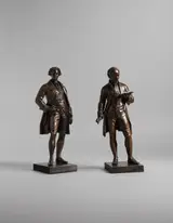 John Henry Foley, STATUES OF OLIVER GOLDSMITH & EDMUND BURKE (A PAIR)