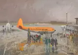 Patrick Leonard, VISCOUNT OF CAMBRIAN AIRWAYS, DUBLIN AIRPORT, AUGUST