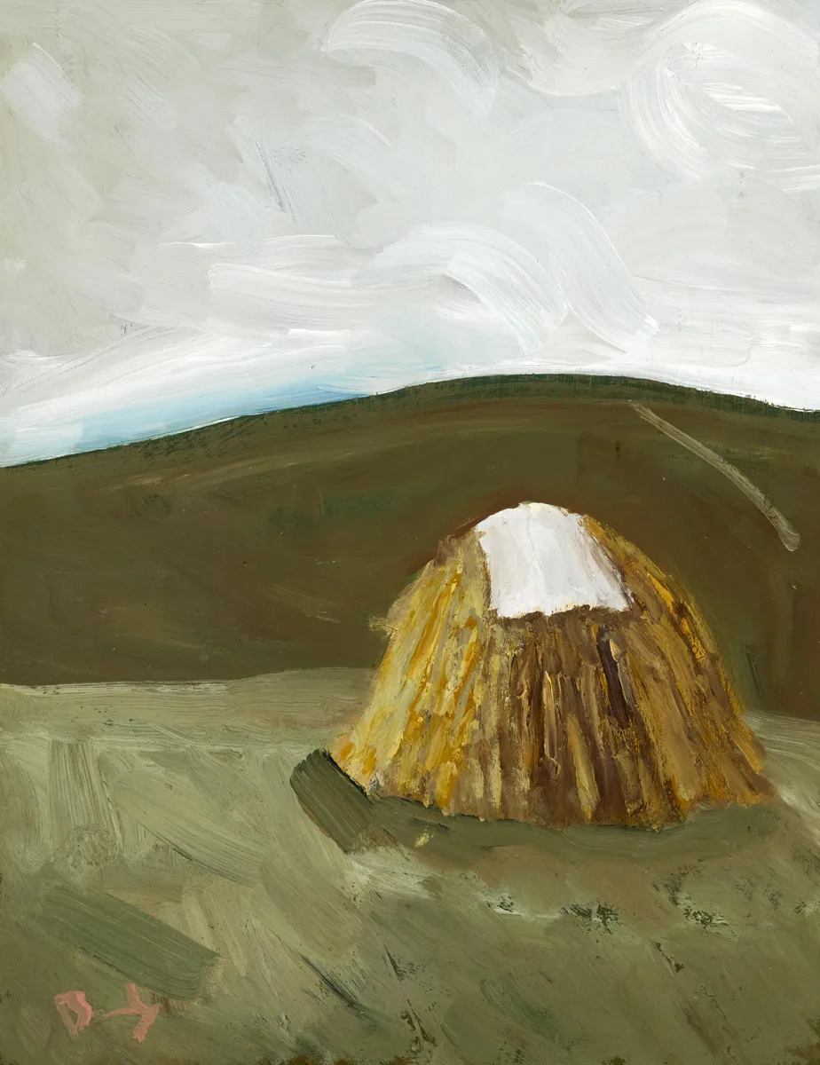 HAYCOCK by Charles Brady, oil on paper, offered May 2016