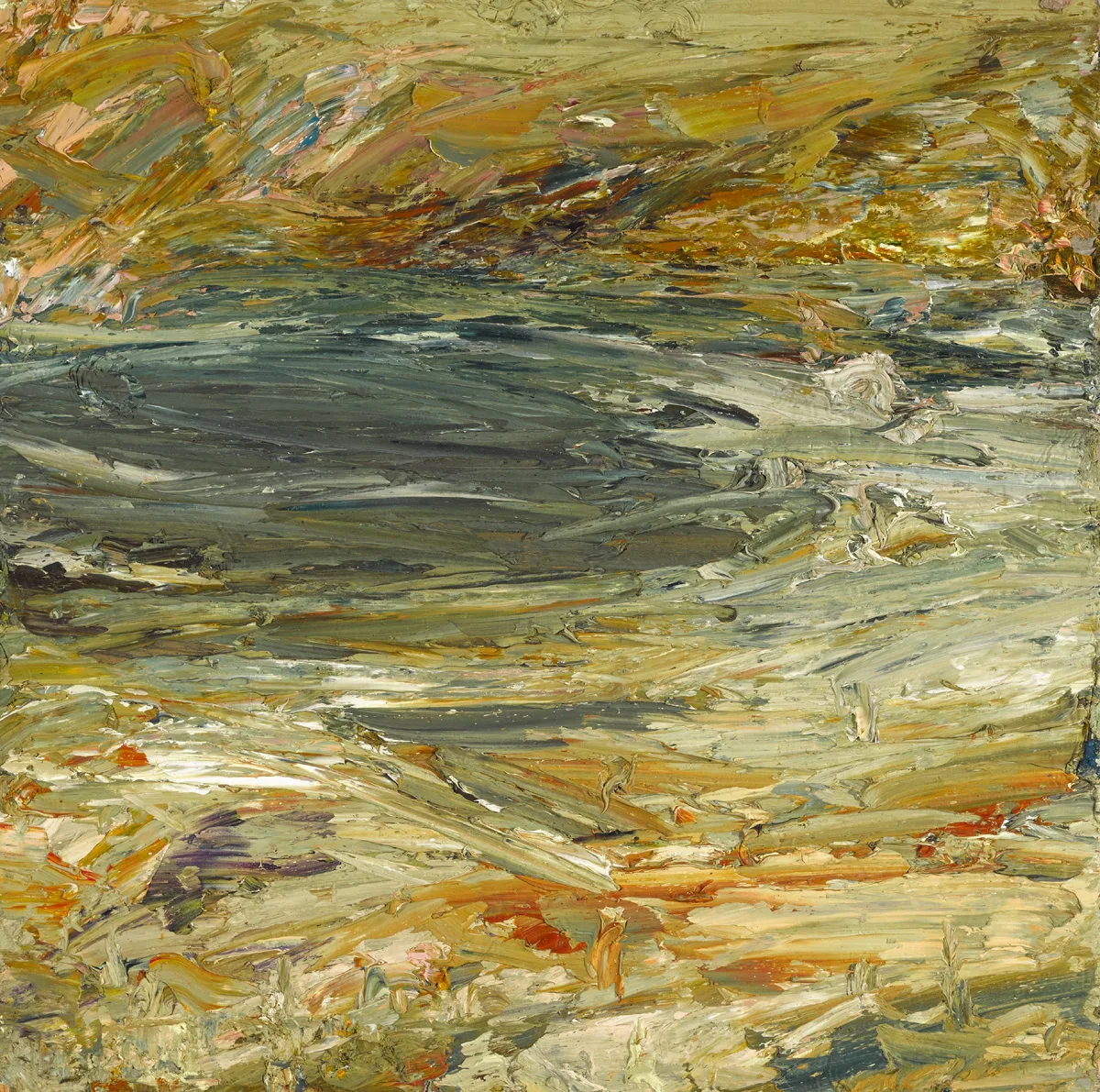 LANDSCAPE by Mary Lohan, oil on board, sold May 2016