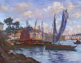 Aloysius C. OKelly, FISHING BOATS AT CONCARNEAU, FRANCE