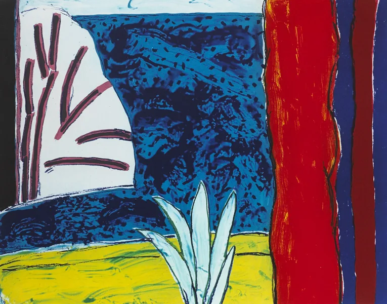 THE WHITE TREE by William Crozier, Intaglio print from photopolymer plates, sold Nov 2014