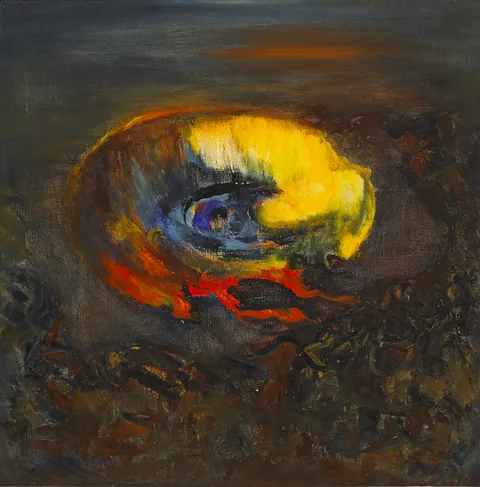 Carmel Mooney, POOL OF FIRE, oil on canvas