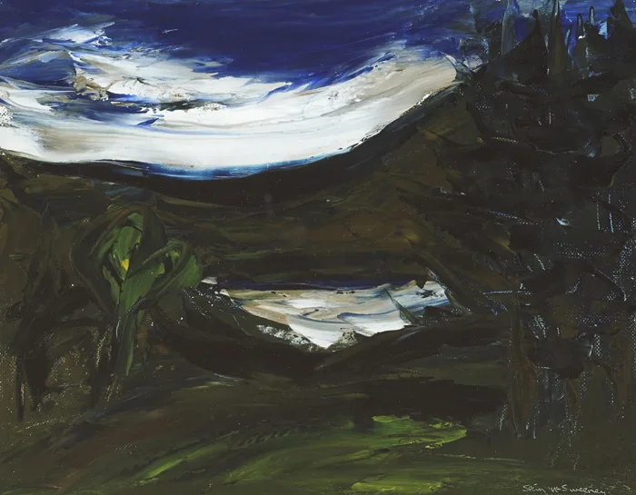 LANDSCAPE by Seán McSweeney, oil on canvas, sold Nov 2014
