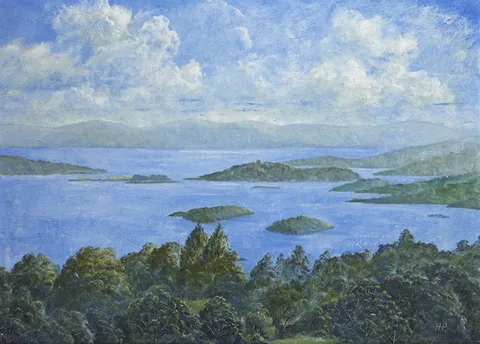 William Eric Horsbrugh-Porter, CLEW BAY, oil on board