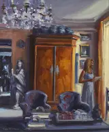 Norman Teeling, GIRL IN DRAWING ROOM