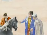 Robert Taylor Carson, HORSE TRAIDING and HORSE TRADING II (A PAIR)