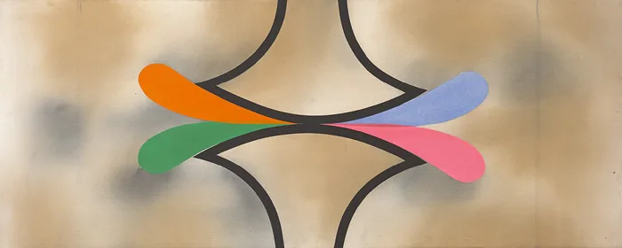 PRESSÉ by Micheal Farrell, oil on canvas, sold Nov 2014