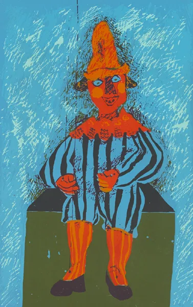 Alice Hanratty, PUNCH, 1971 (A PAIR), lithograph (2); (no. 9 from an edition of 25); (no. 21 from an edition of 25)