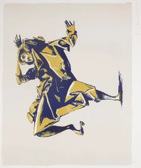 Frederick Edward McWilliam, WOMAN OF BELFAST, 1973, lithograph in colours; (no. 28 from an edition of 90)