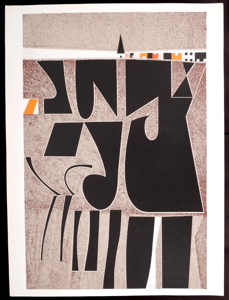 UNTITLED 1969 by Colin Middleton, poster print, offered Jul 2017