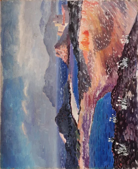 Sine MacKinnon, POURQUEROLLES, LES ILES D'OR, oil on board