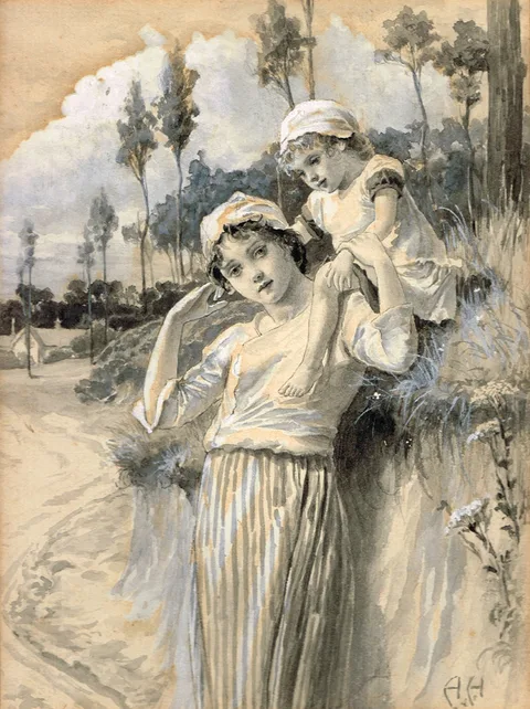 Percy Tarrant, LADY OF THE MANOR - THE DENOUEMENT, NEW FIRST AQUANTANCE and LIFE'S FITFUL FEVER (SET OF THREE), ink and gouache; (3)
