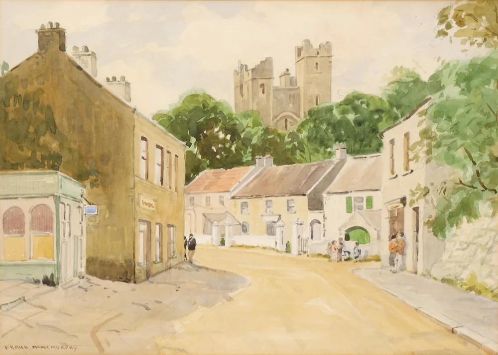 ARDGLASS, COUNTY DOWN by Frank Murphy, watercolour, offered Jul 2017