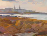 Oisin Roche, VIEW OF DÚN LAOGHAIRE FROM SANDYCOVE, COUNTY DUBLIN