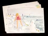 SWIMMING SCENES (SET OF FIVE), Whyte's 2017