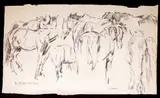 Patrick Leonard, THE STABLES, 1938, FOSSETT'S CIRCUS, RUSH, 1941 and GARDEN SCENE, 1956 (A SET OF THREE)