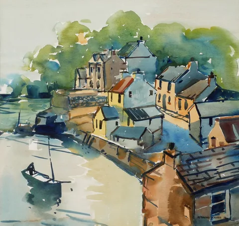 Desmond Turner, SUMMER COVE, NEAR KINSALE, COUNTY CORK, 1978, watercolour