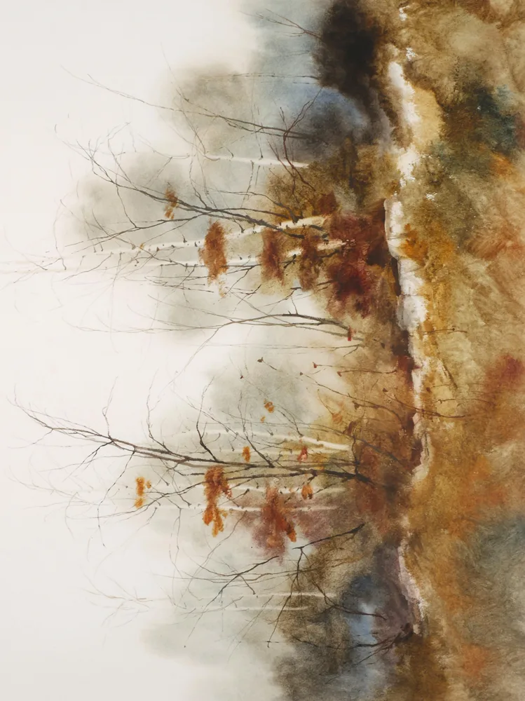 WOODLANDS by Phyllis del Vecchio, watercolour, offered Jul 2017