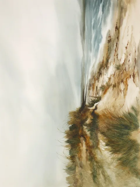 Phyllis del Vecchio, SAND DUNES, watercolour