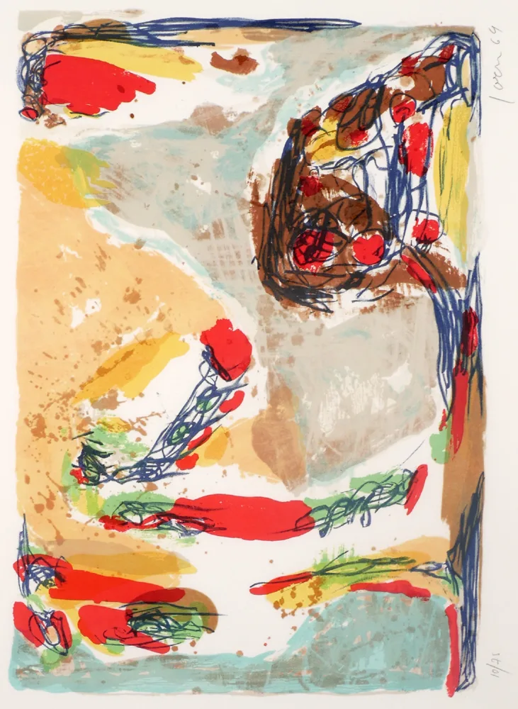 UNTITLED by Asger Jorn, 1969, lithograph in colour on paper; (no. 10 from an edition of 75), sold Jul 2017