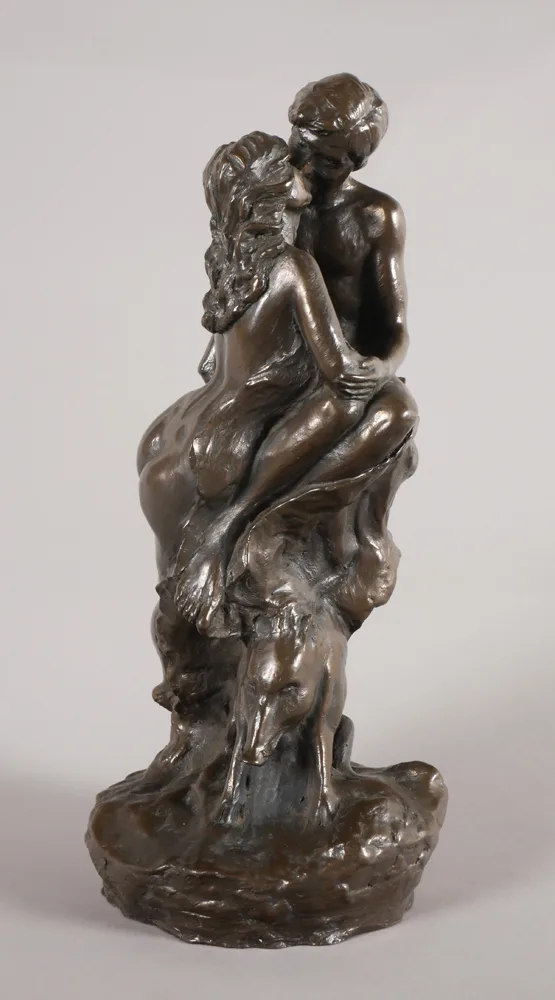 KISSING FIGURES by Robin Buick, bronze; (no.41 from an edition of 250), sold Jul 2017