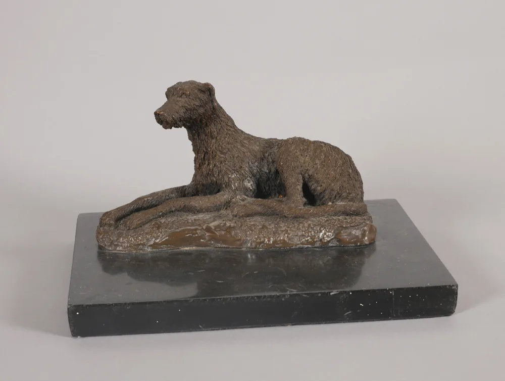 John McKenna, IRISH WOLFHOUND, bronze; (unique)