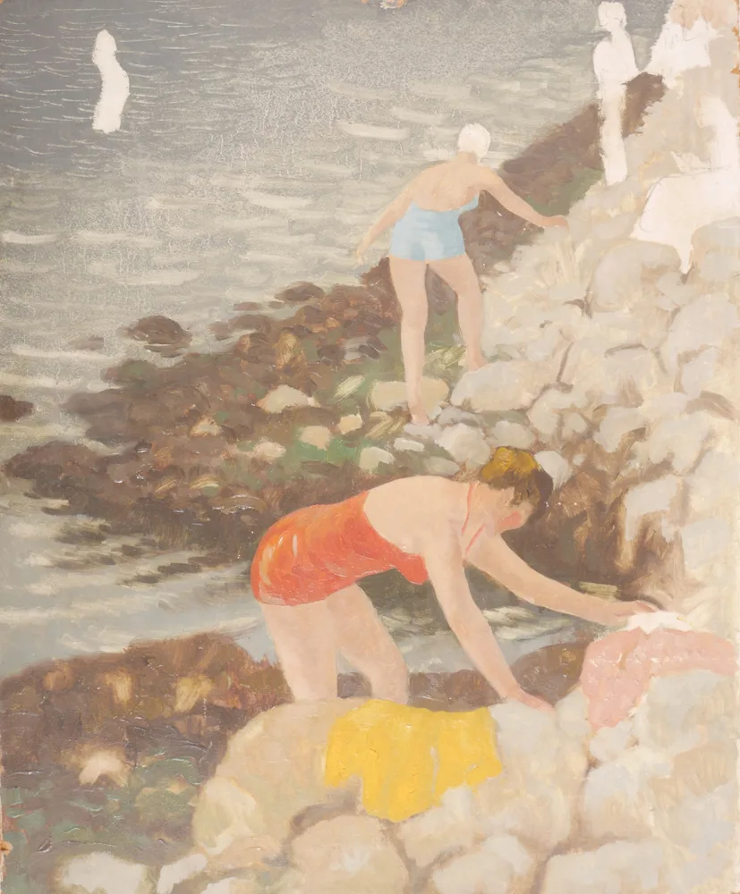 Patrick Leonard, A STUDY, oil on board; (unframed)